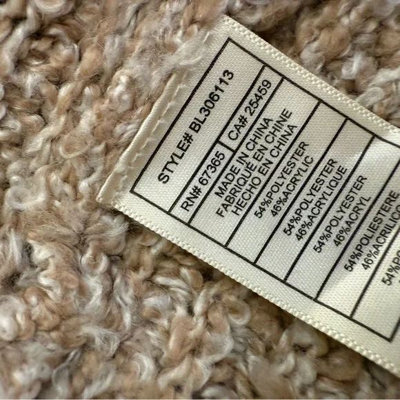 Steve Madden Tan Open-Front Cardigan - Picture 3 of 10